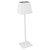 Table Lamp 2000mAh Rechargeable Metal Table Light Decorative Modren Desk Lamp for Bedroom Office Coffee Shop White