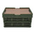 Camping Picnic Basket Foldable Large Capacity Multifunction Handheld Camping Storage Basket Camping Storage Box Green S