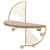 Wall Hanging Rack Iron Art Versatile Practical Wall Decoration Storage Rack for Home