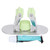 Mop Holder Stainless Steel Broom Storage Clip Organizer for Kitchen Bathroom Green