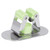 Mop Holder Stainless Steel Broom Storage Clip Organizer for Kitchen Bathroom Green