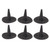 6pcs Hollow Cake Pan High Temperature Resistant Silicone Chimney Chiffon Cake Baking Mold for Kitchen