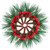 Christmas Pine Cone Artificial Mini Christmas Tree Pendant Christmas Supplies for DIY Wreath Design