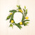 Handmade Spring and Summer Lemon Wreath Artificial Lemon Wreath Fake Wreath Home Wedding Decoration