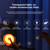 LED Camping Light USB Rechargeable Outdoor Tent Colorful + Warm Ambiance String Light Tape Measure Storage Camping Light