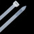 100PCS Heavy Duty Nylon Cable Ties Tensile Strength Self Locking Wire Ties for Pipeline5x200 mm / 0.2x7.9 in White
