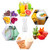 1600ml Acrylic Transparent Juice Bottle Water Jug Ice Cold Juice Jug with Lid for Bar Home Use