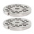 2pcs Meat Grinder Plate Disc Blade Sharpness Blade Rustproof Reusable Meat Grinder Replacement Tool