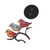 Birds On Branch Ornaments Craft Acrylic Colorful Vivid Flat Animal Statue Decoration for Desktop Office Home 3 Birds in Same Direction