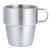 Household 304 Stainless Steel Double Layer Coffee Cup Mug with Handle for Coffee Shop 300ml
