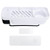 No Drilling Corner Shower Shelf Wall Mounted Bathroom Storage Rack with Towel Hook(White Black )