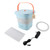 10.5L Small Washing Machine Fully Automatic Blue Lighting Deep Cleaning Foldable Washer for Apartment Dormitory Hotel 100‑240V Blue US Plug