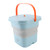 10.5L Small Washing Machine Fully Automatic Blue Lighting Deep Cleaning Foldable Washer for Apartment Dormitory Hotel 100‑240V Blue US Plug