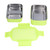 304 Stainless Steel Electric Lunch Box Double Layer Insulated Lunch Box with Compartment for Office School TravelGreen