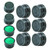 10Pcs Faucet Aerator Faucet Flow Restrictor Replacement Parts Insert Aerator for Bathroom or Kitchen