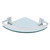 Bathroom Triangular Shelf Shower Glass Rack Holder Organizer for Bathroom Kitchen Home