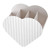 Makeup Brush Holder Oblique Insert Cosmetic Organizer Plastic Storage Box for Eyebrow Pencil Lipstick Stationery