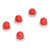 5Pcs Red Primer Bulb with Hole Replacement Carburetor Accessory for 494408 694394