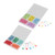 Mixed Colors Safety Pins Stainless Steel Safety Pins DIY Craft Diaper Pins for Household Handicrafts5 Color B Type Single Box 325PCS