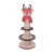 Wooden Christmas Money Holder Desktop Ornaments Multiple Holes Double Layer Cash Holders for Decorations Type E