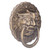 Door Knocker Brass Material 2 Sided Installation Heavy Duty Pull Bronze Chinese Antique Door Pull Ring for Double Door