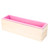 900ML Rectangle Silicone Soap Mold DIY Tool for Baking Cake Ice Chocolate (Pink)