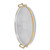 Round Tray with Gold Handle Elegant Multi Functional Golden Rim Serving Tray for Fruit Desserts Transparent
