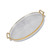 Round Tray with Gold Handle Elegant Multi Functional Golden Rim Serving Tray for Fruit Desserts Transparent