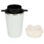 380ml Portable Stainless Steel Vacuum Coffee Cup Mug with Coffee Filter for Home Office TravelWhite