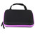 63 Slots Portable Aromatherapy  Essential Oil Storage Bag Case Box Organizer (Purple)
