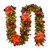 270cm Christmas Garland Lights Battery Operated Christmas Garland LED String Lights Xmas Door Decor
