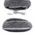 USB Foot Warmer Fashionable Cartoon Electric Heating Slipper Shoe for Home Travel Office Gray
