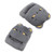 USB Foot Warmer Fashionable Cartoon Electric Heating Slipper Shoe for Home Travel Office Gray