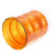 200ml DoubleLayer Glass Mug HeatResistant 3 Dimensional Spiral Cup for Office Home School(Yellow )