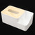 Pratical Home Office Desktop Paper Remote Control Storage Holder Extraction Tissue Box Case with LidSmall