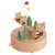 Vintage Wooden Musical Box Wood Crafts Exquisite Birthday Gift Home Office Decoration(#2)