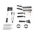 12Pcs Stainless Steel Grilling Kit Food Grade Material Heat Resistant BBQ Grill Tool Set with for Storage Bag Camping