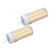 2Pcs LED Corn Light Bulb Ceramic 102 LEDs G4 Base 10W Dimmable Halogen Equivalent 100W AC100‑ Natural Light