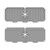 Silicone Sink Mat Sink Splashback Bathroom Kitchen Faucet Back Splashback Drain Pad Faucet Absorbent Pad