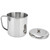 Tea Cup Portable 304 Stainless Steel Water Cup with Lid Handle Drinking Milk Cup for Home Outdoor TravelL