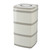 Portable Lunch Box Leak Proof Large Capacity 304 Stainless Steel Vacuum Insulation Bento Lunch Box Three Layer 2.7L