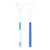 2Pcs Tongue Scraper Brushes Oral Hygiene Care Tongue Cleaner Scrapers