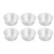 4 Inches 6pcs Cake Mould Non Stick Removable Base Round Cake Pan Set for Wedding Birthday Party