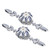 2pcs/set Ceramic Cabinet Handle Modern Simple Style Hand Painted Ceramic Cabinet Knobs1061D Pachira Macrocarpa Blue and White Porcelain