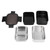 304 Stainless Steel Electric Lunch Box Double Layer Insulated Lunch Box with Compartment for Office School TravelBlack