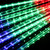 [通拓商品]led meteor shower string lights flashing lights gypsophila Christmas decoration lights outdoor patch waterproof meteor shower lights Zhengbai (U.S. standard) 30 cm 8 pieces set-patch