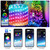 String Lights USB Powered Changing Twinkle 49 FT 150 LED Fairy Lights Copper Wire RGB String Lights with Remote Control Music Sync Timer Waterproof Christmas Decorations for Indoor Outdoor Yard Party Decor