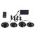 LED Solar Light High Brightness IP65 Waterproof Infrared Remote Control Solar Ceiling Lamp for Outdoor Courtyard