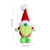 Faceless Green Beard Dwarf Doll Cute Standing Dwarf Elf Ornaments for Christmas Party Decor