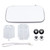 Portable Slim Carrying Case Gray Travel Storage Protective Carrying Bag Game Console Protective Shell Toughened Film Set for Switch OLED